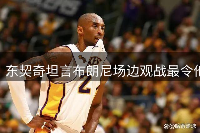 东契奇坦言布朗尼场边观战最令他倍感压力